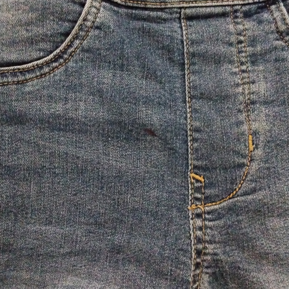 Divided Denim Overalls Juniors Size 2 Casual Boho Western Comfy Bohemian Y2K 90s - Picture 6 of 6